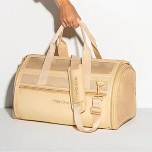 Wild One Pet Travel Carrier in Tan